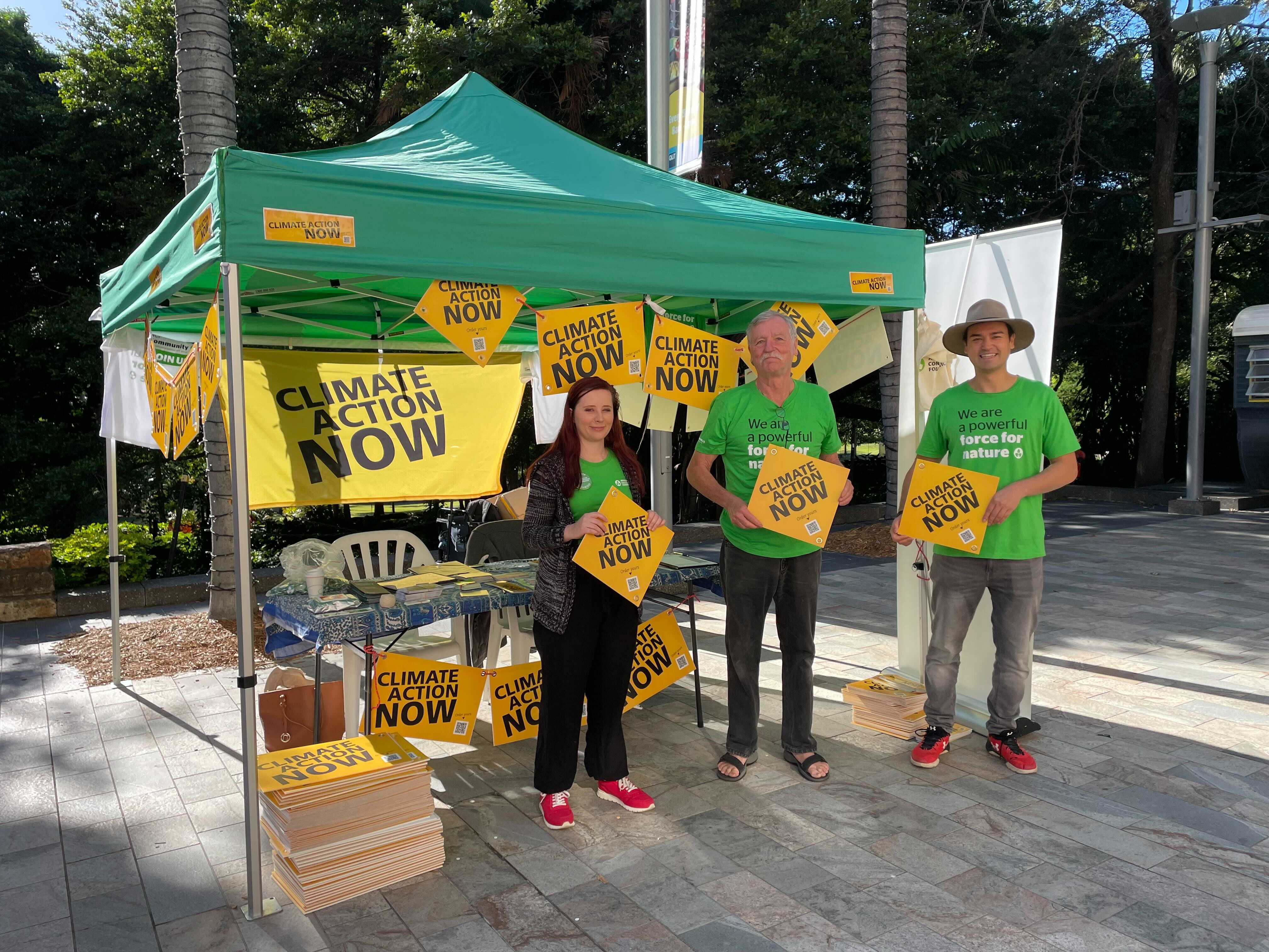 ACF Griffith Electorate members at a local market