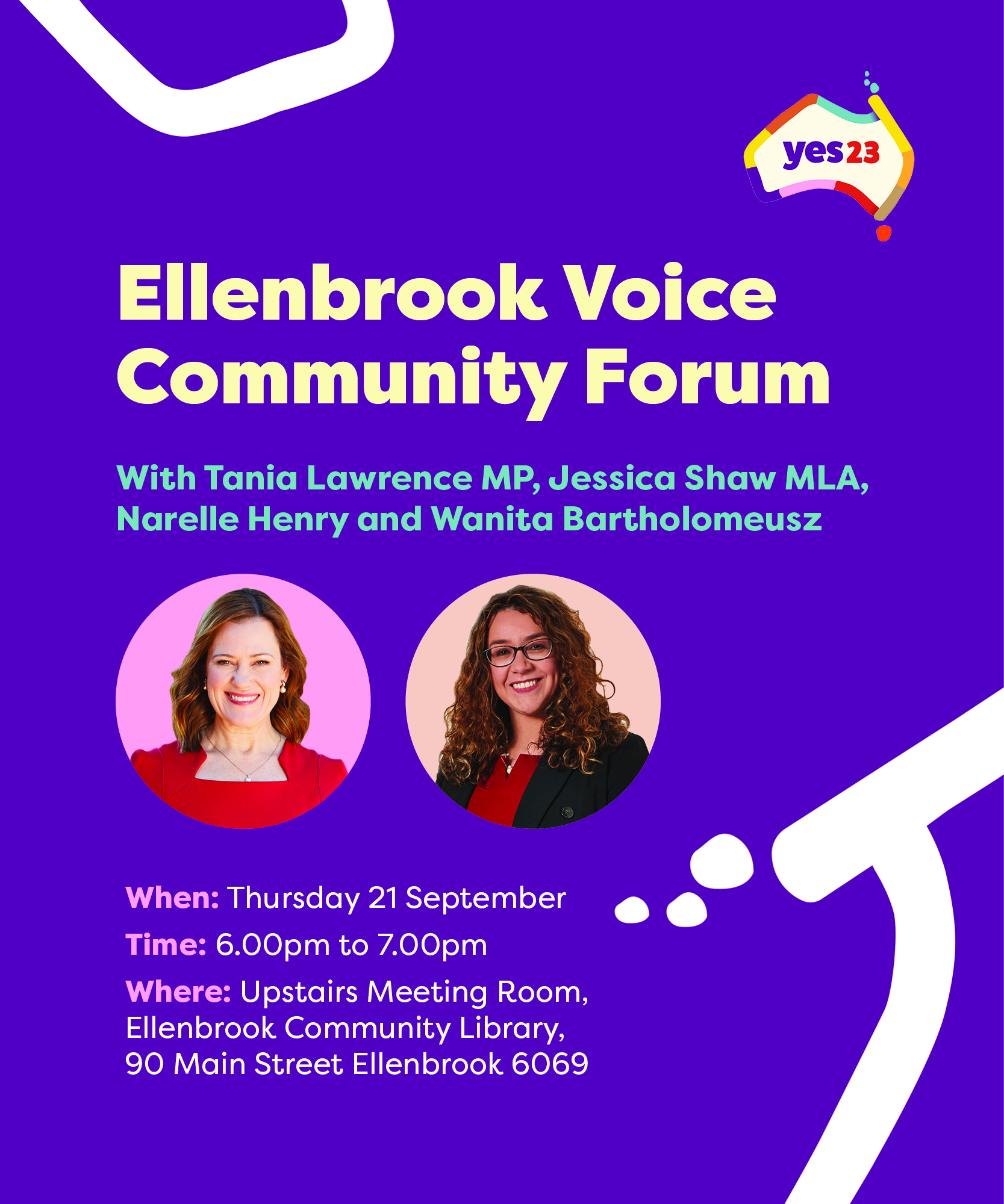 Ellenbrook Voice Forum Yes23
